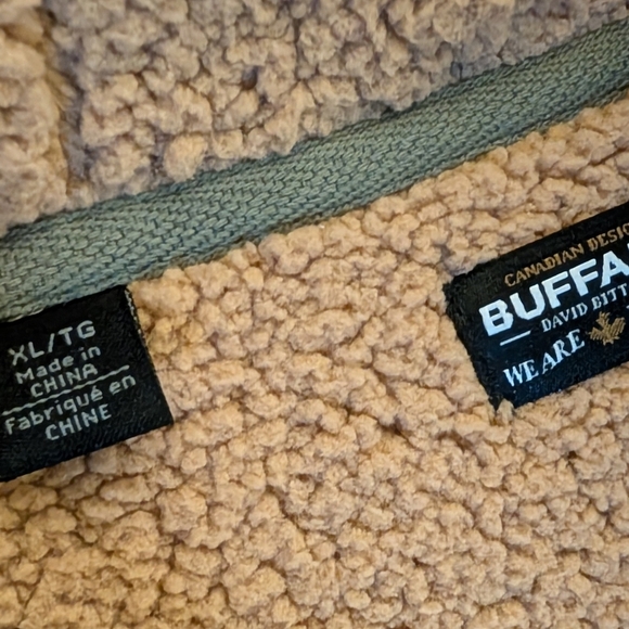 Buffalo David Bitton Tan Sherpa Jacket - Picture 2 of 5